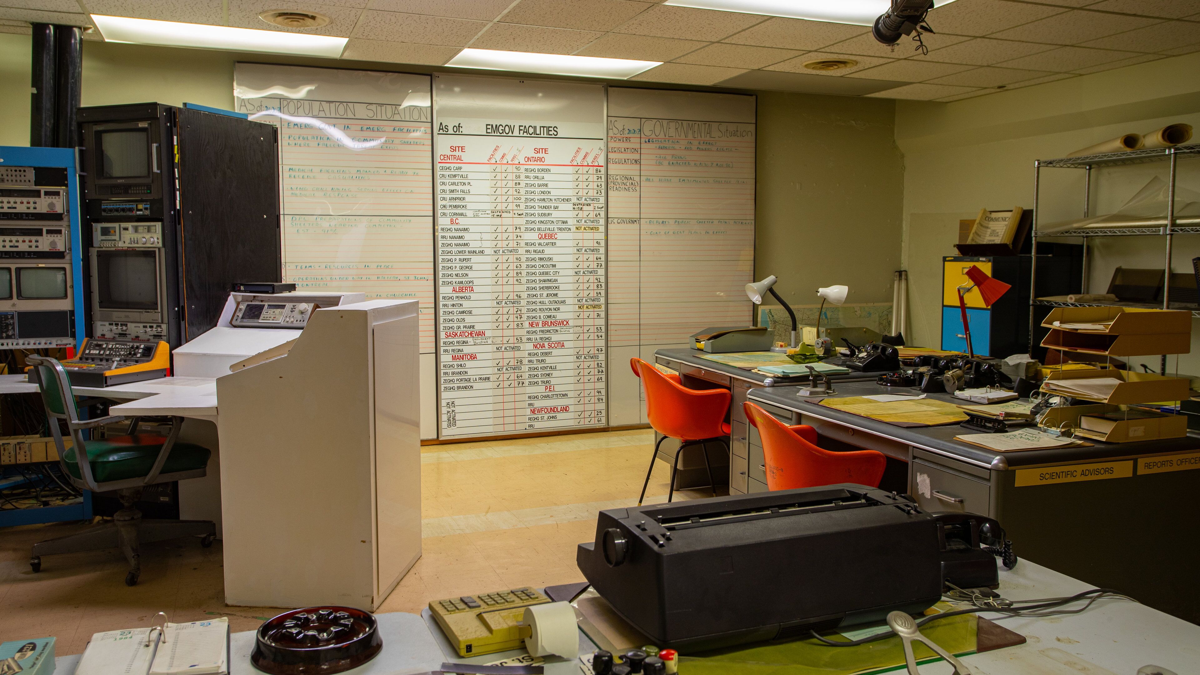 Diefenbunker featuring interior views