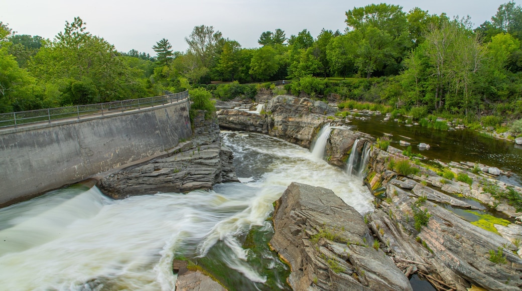 Hog\'s Back Falls which includes a river or creek and rapids
