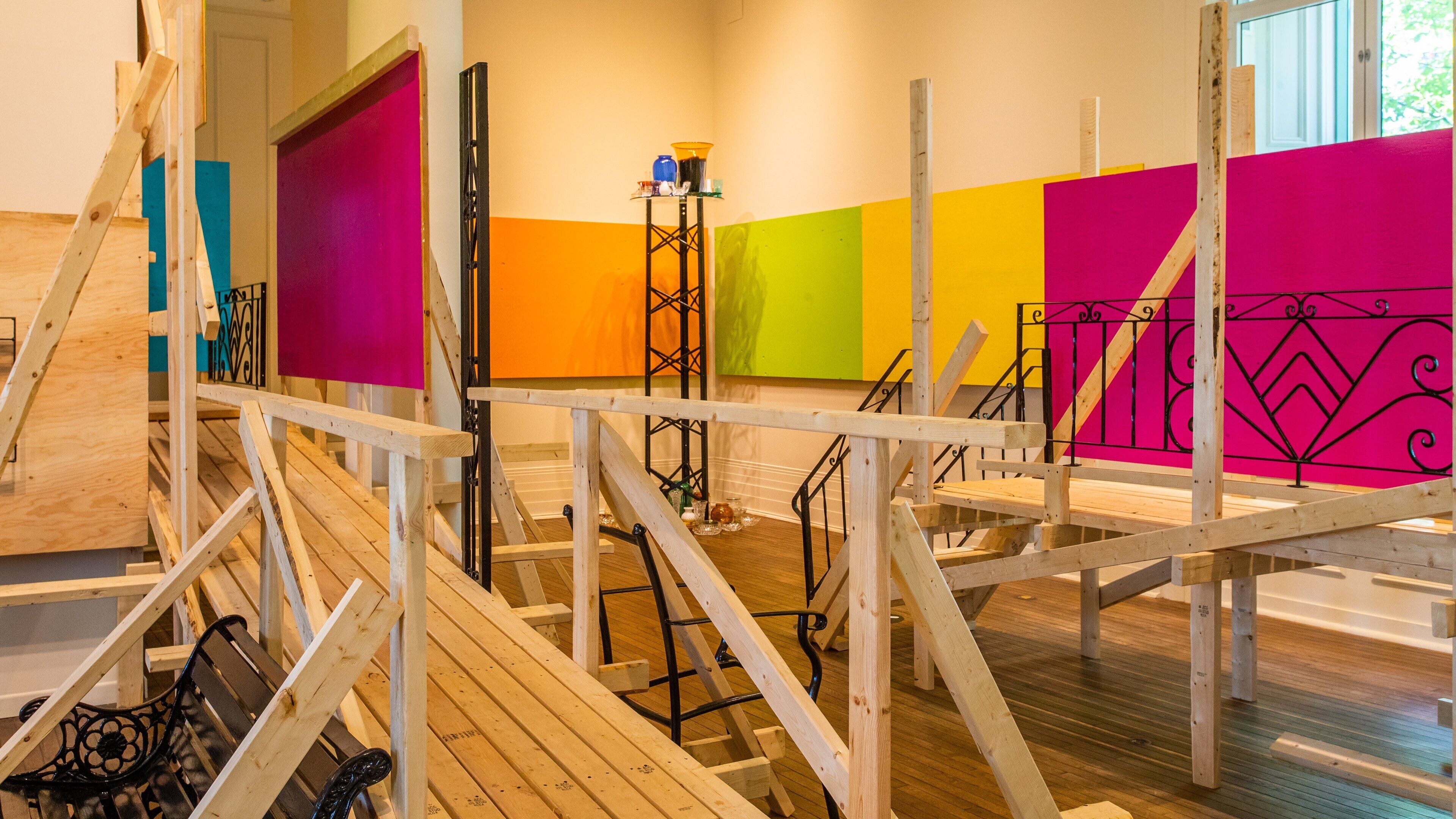 Sherbrooke Museum of Fine Arts showing art and interior views