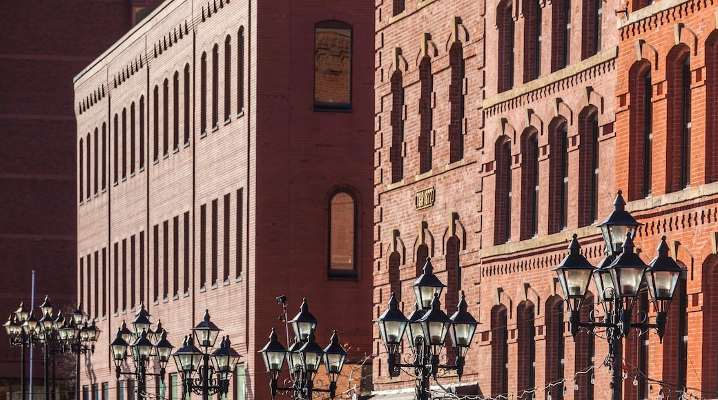 Canada, New Brunswick, Saint John. Market Square buildings.
