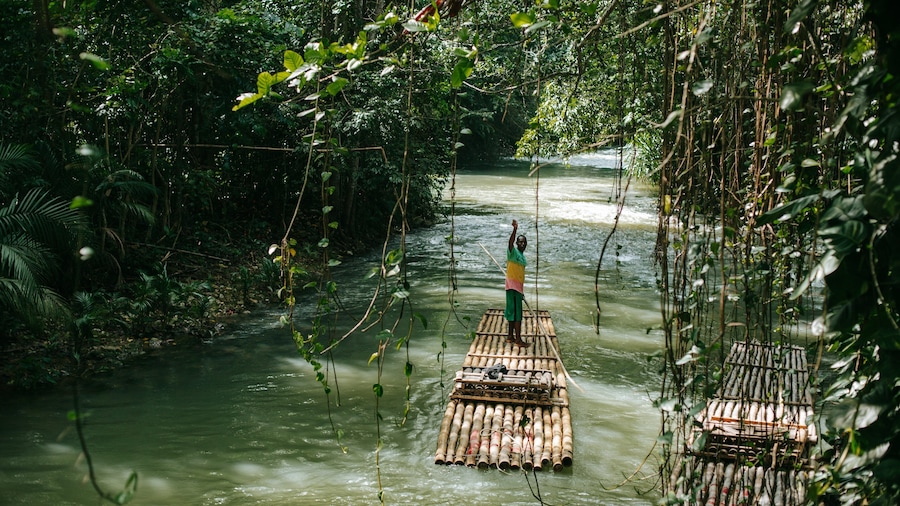 Martha Brae River which includes kayaking or canoeing and a river or creek as well as an individual male