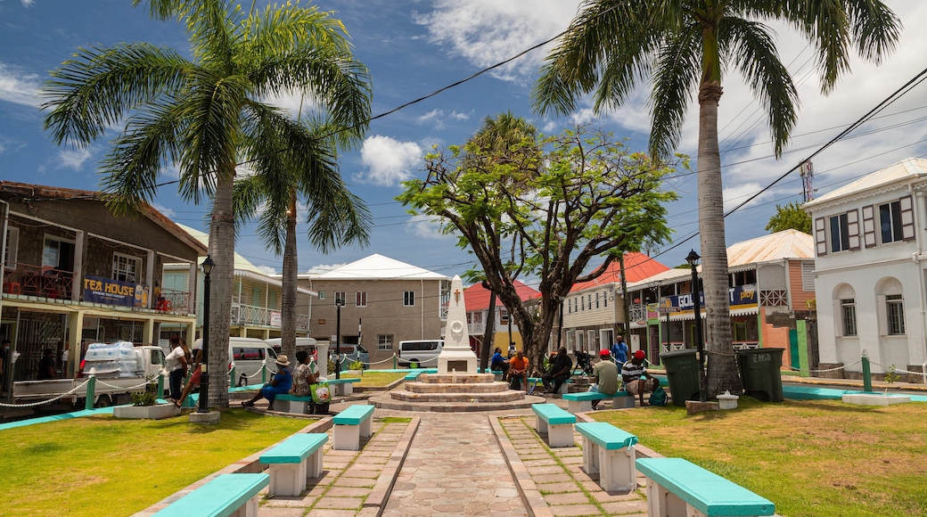 Memorial Square which includes heritage elements
