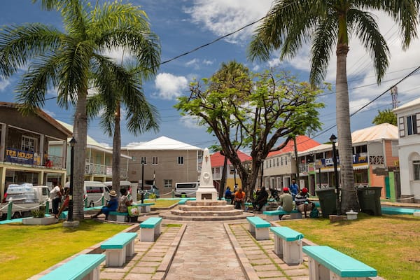 Memorial Square which includes heritage elements