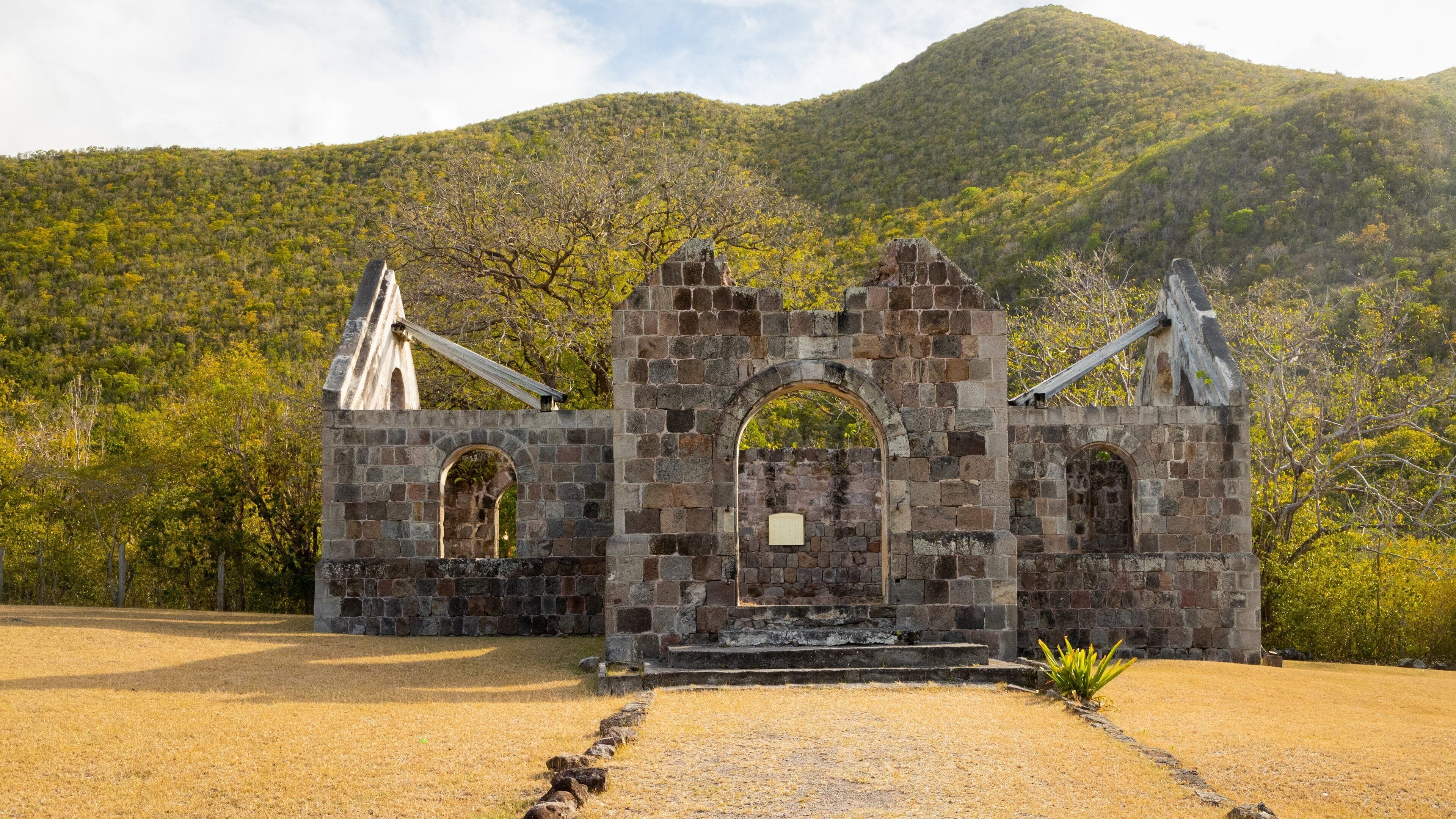 Cottle Church which includes heritage elements and a ruin