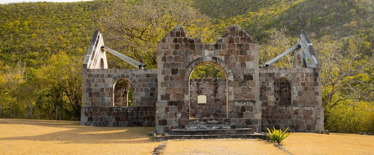 Cottle Church which includes heritage elements and a ruin