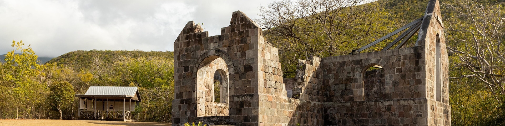 Cottle Church showing a ruin and heritage elements