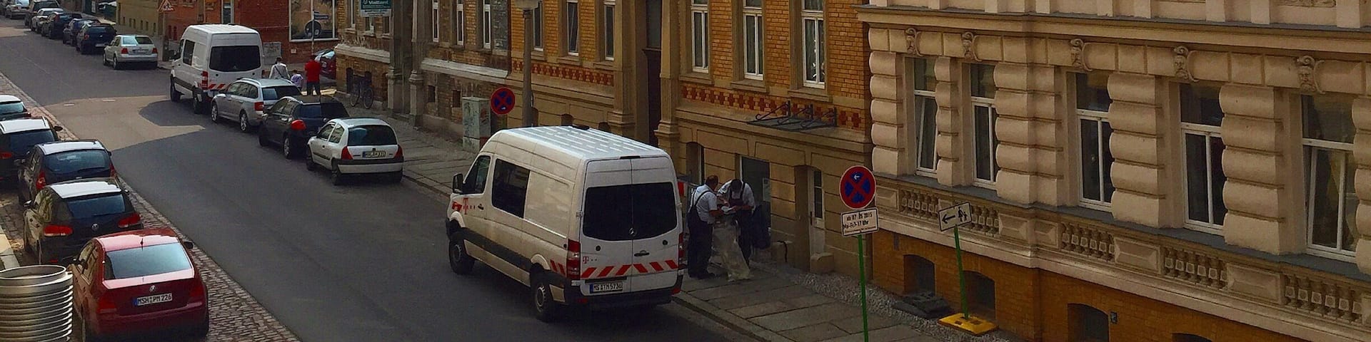 View from the hotel. Beautiful colors.