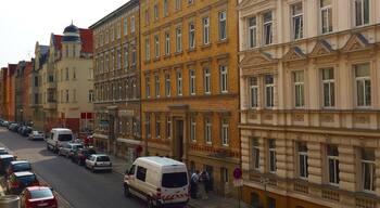 View from the hotel. Beautiful colors.