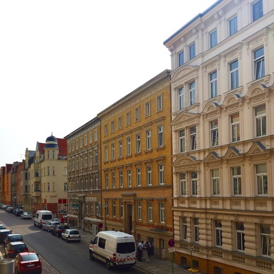 View from the hotel. Beautiful colors.