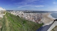 Nazare, Extremadura, Portugal: panorama of the city from the Promontório do Sítio