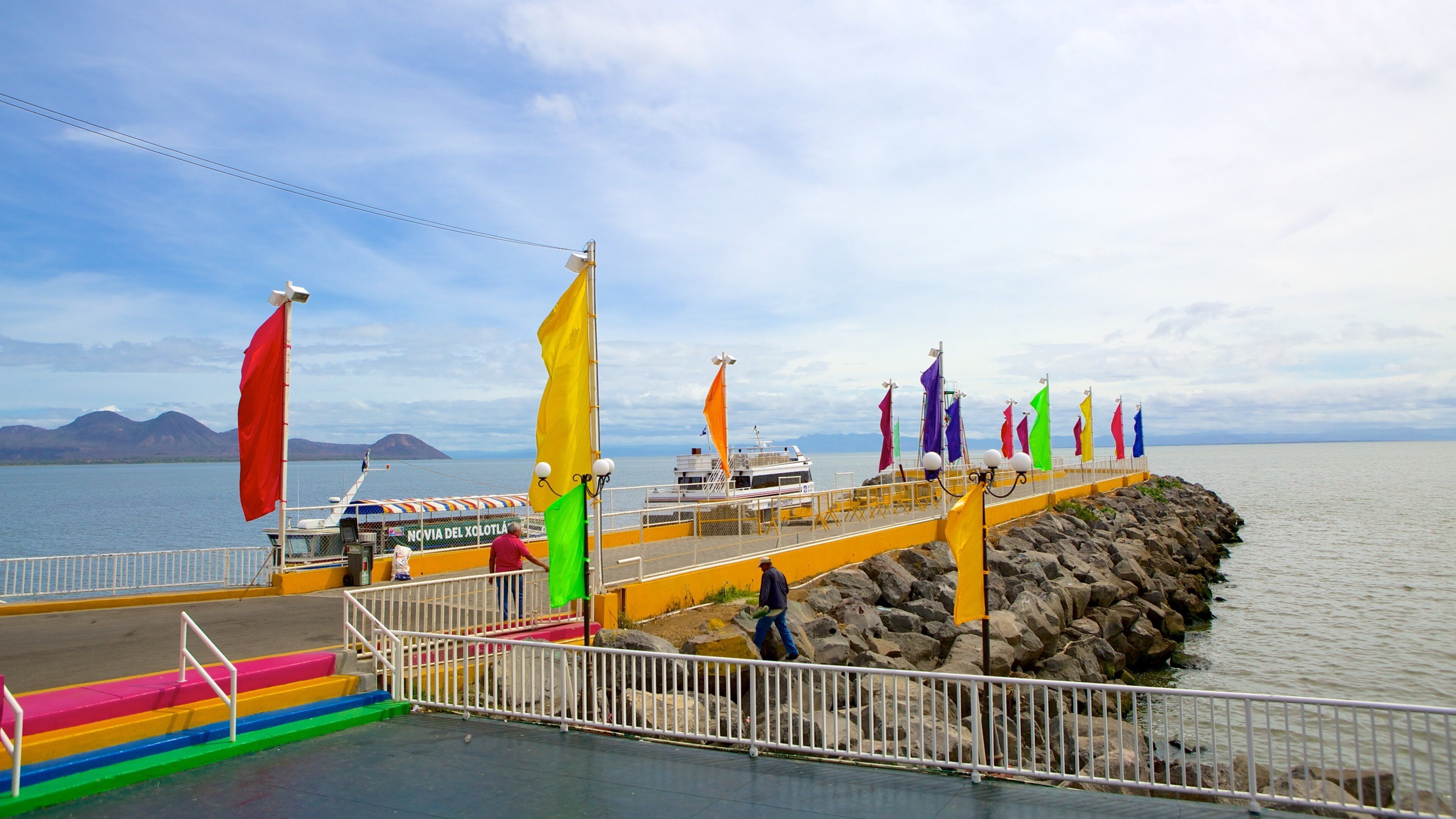 Western Nicaragua which includes rugged coastline