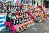 Traditional vase and jar at market in Antigua, Guatemala.