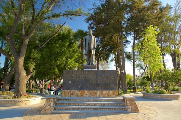 Tecate featuring a statue or sculpture and a square or plaza