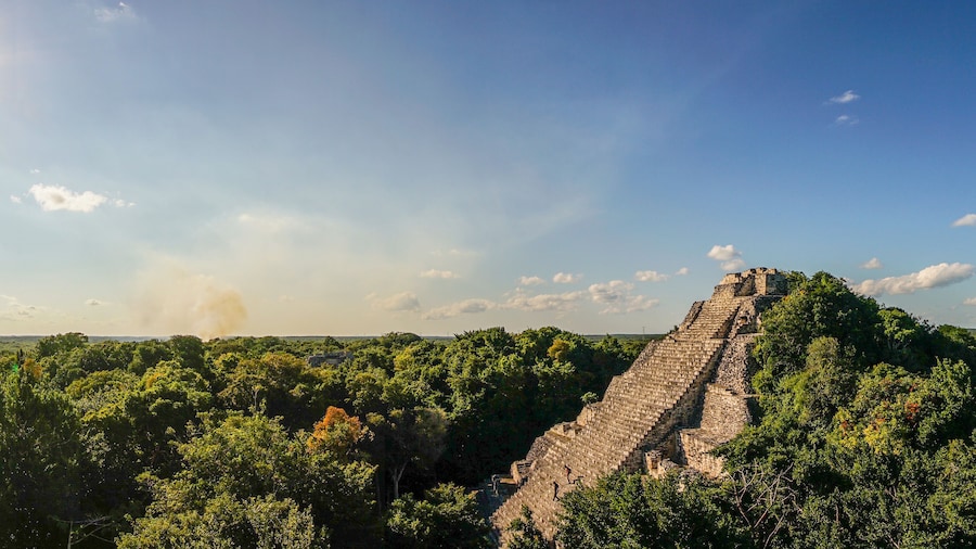 Becan Maya Ruins in the Yucatan, Mexico.