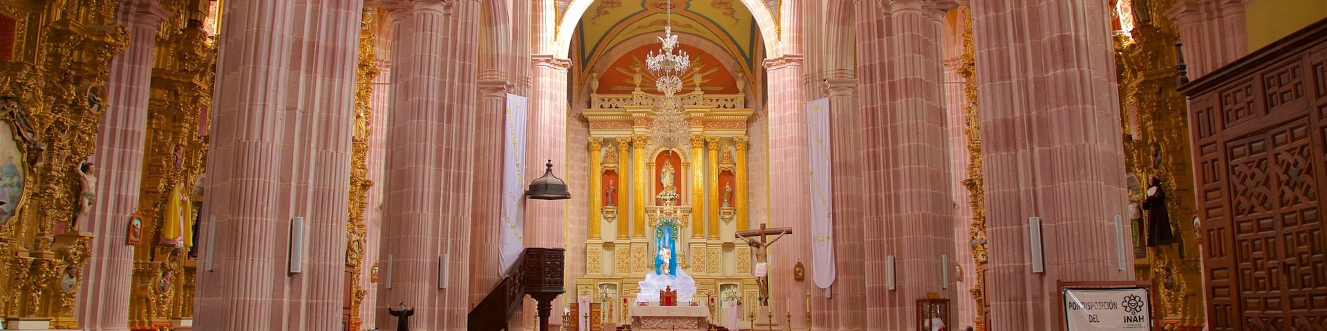Mexico featuring interior views, a church or cathedral and heritage architecture