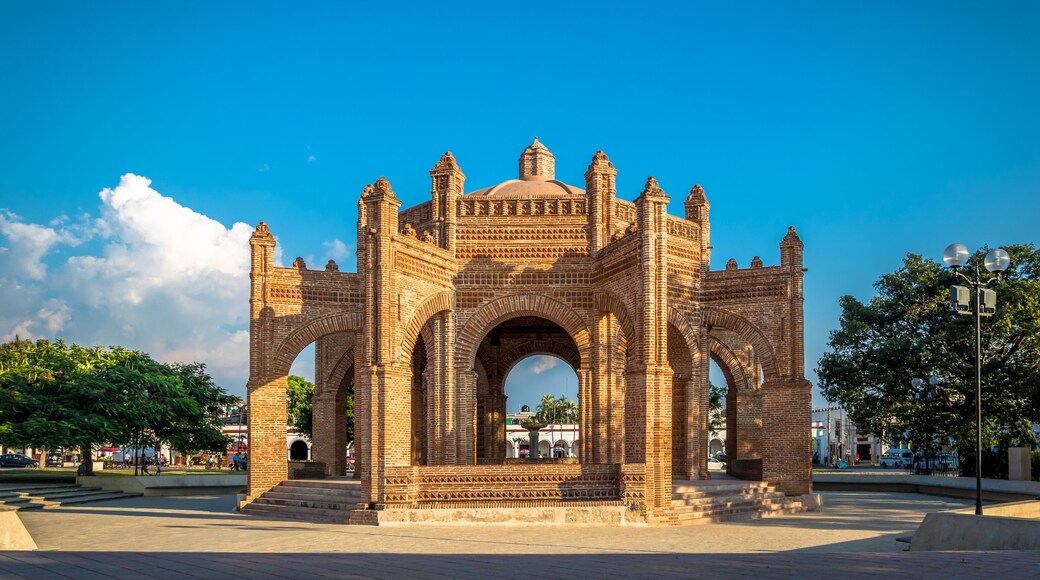 Colonial fountain - Chiapa de Corzo, Chiapas, Mexico