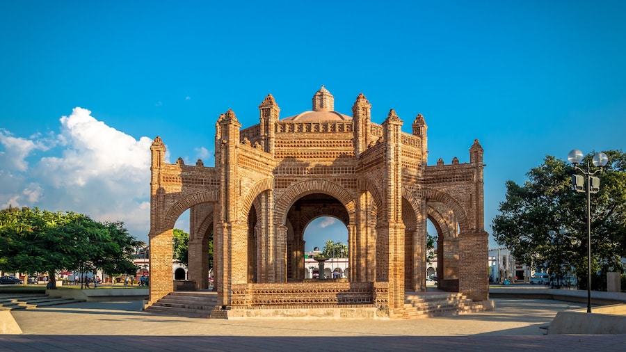 Colonial fountain - Chiapa de Corzo, Chiapas, Mexico
