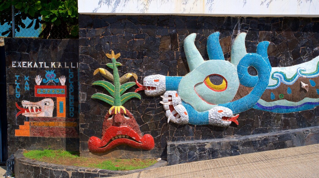 Mural de Diego Rivera mostrando arte al aire libre