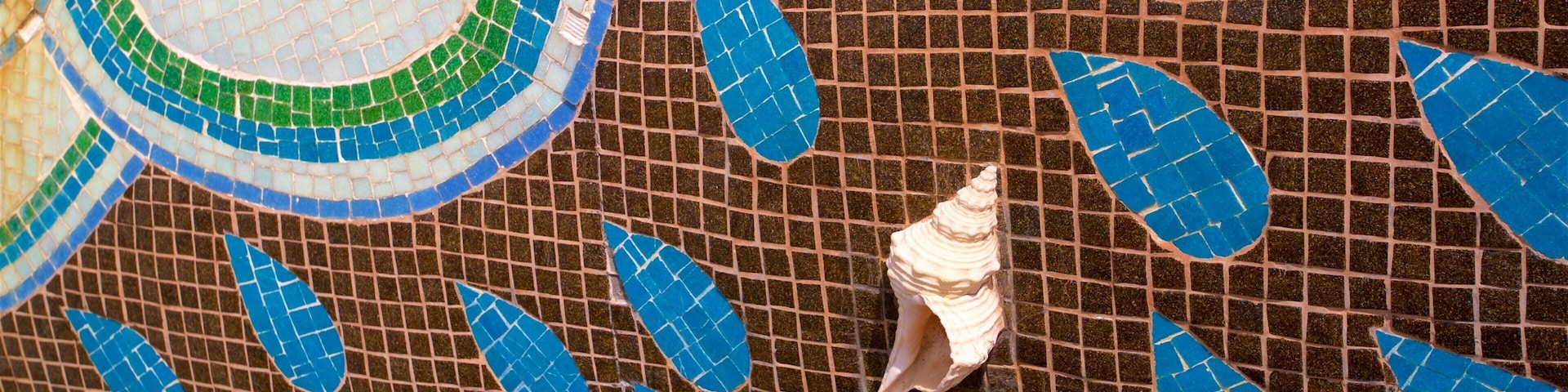 Diego Rivera and Frida Kahlo House Studio Museum showing outdoor art