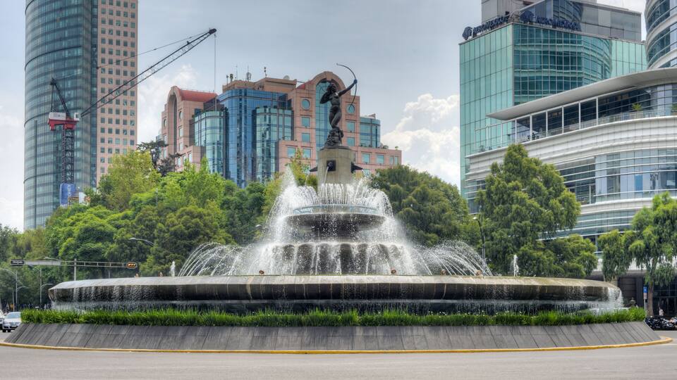 Diana Cazadora Fountain - Mexico City