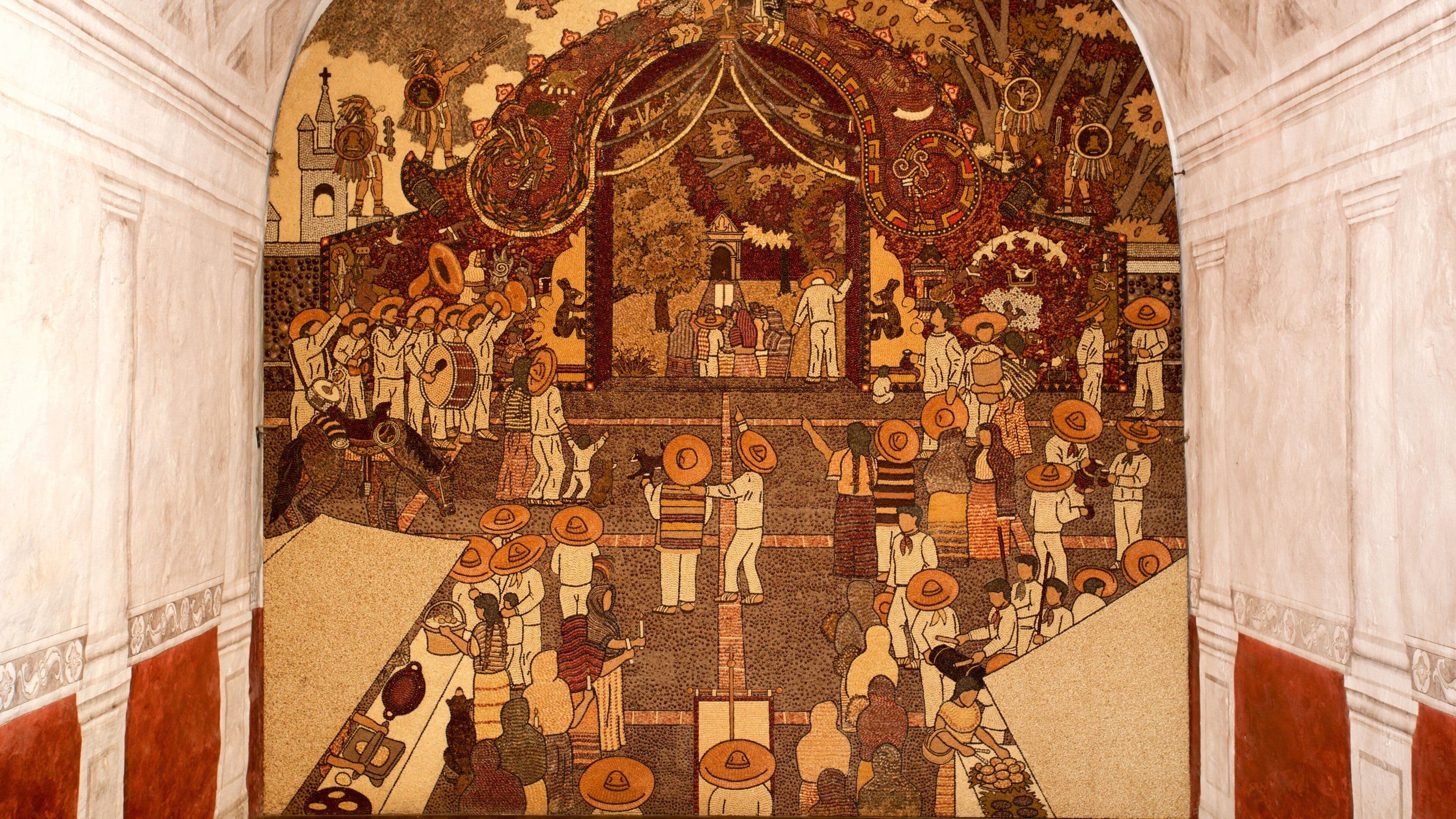 Ex-Convent of the Nativity featuring art, heritage elements and interior views