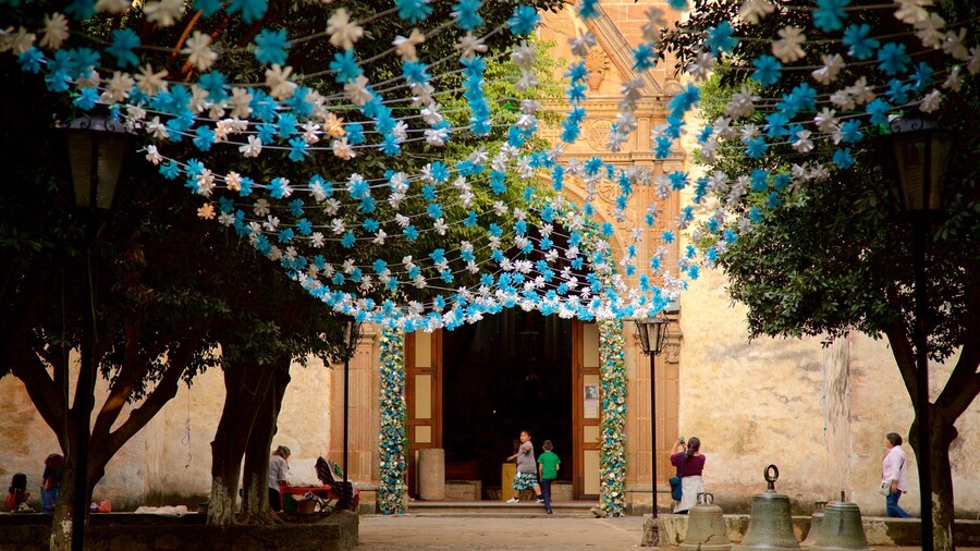 Tepoztlán que incluye elementos del patrimonio