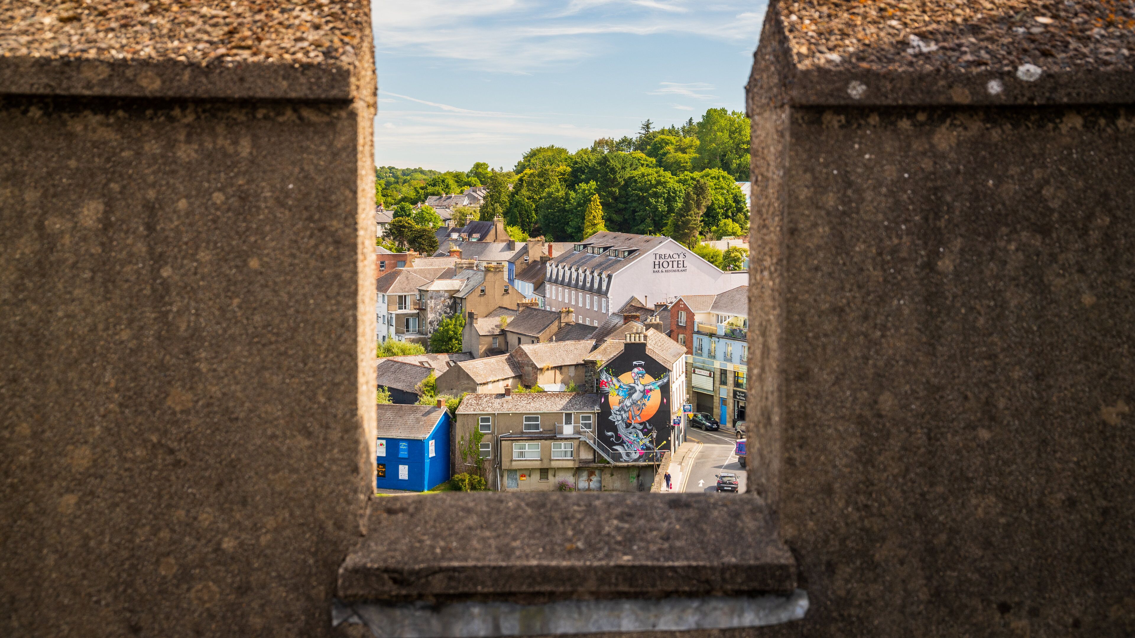 Enniscorthy Castle featuring heritage elements and views
