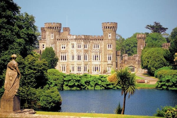 Johnstown Castle at a riverside, County Wexford, Ireland