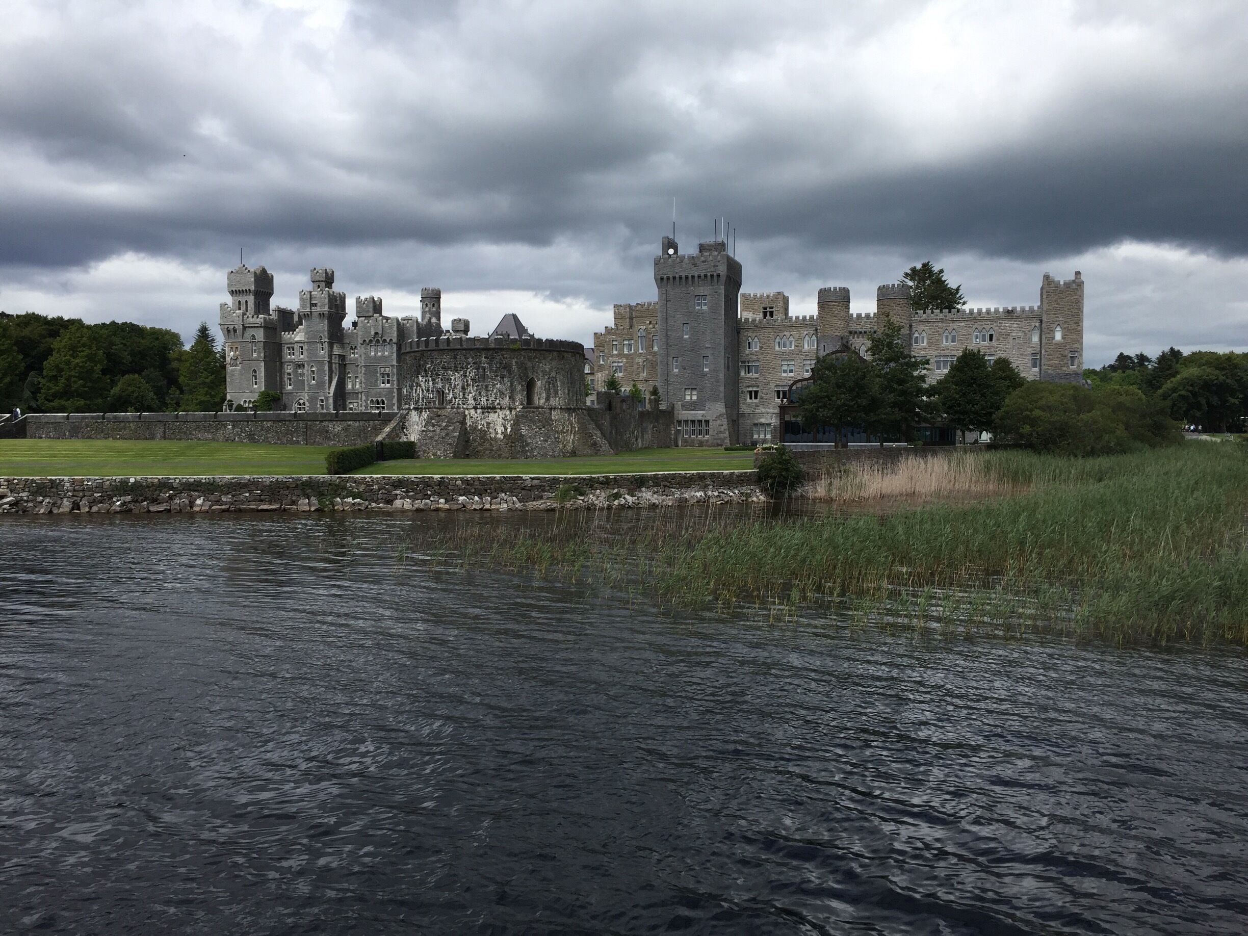 Ashford Castle was the most beautiful hotel. Each bedroom is decorated differently. The film Quiet Men, was filmed at Cong village in Ireland. There are lots of activities to try , such as, horse riding, ziplining, and falcony. 