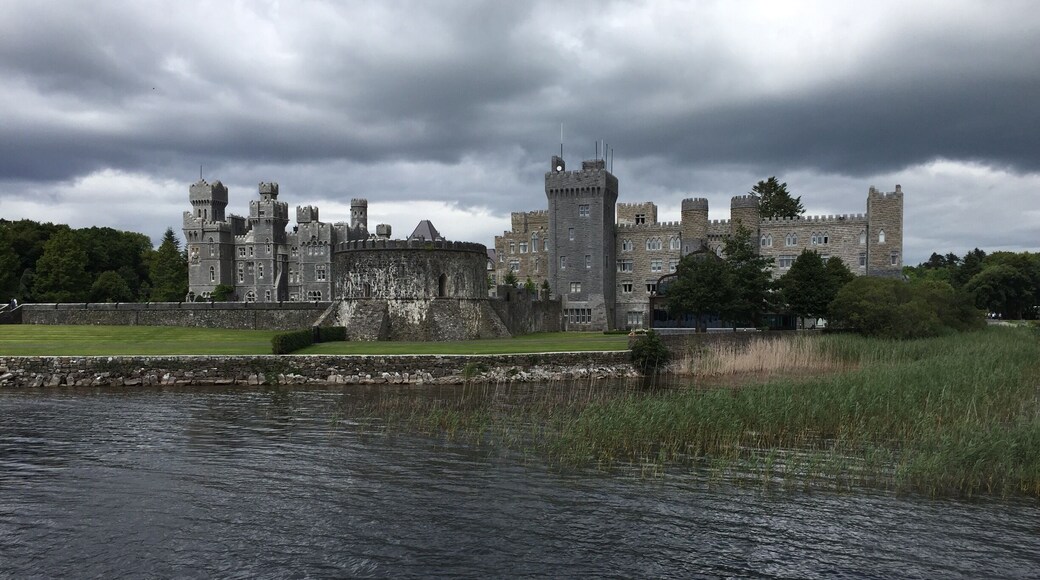 Ashford Castle was the most beautiful hotel. Each bedroom is decorated differently. The film Quiet Men, was filmed at Cong village in Ireland. There are lots of activities to try , such as, horse riding, ziplining, and falcony.