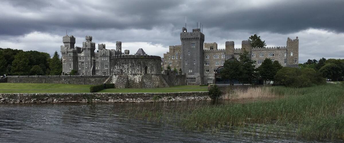 Ashford Castle was the most beautiful hotel. Each bedroom is decorated differently. The film Quiet Men, was filmed at Cong village in Ireland. There are lots of activities to try , such as, horse riding, ziplining, and falcony.