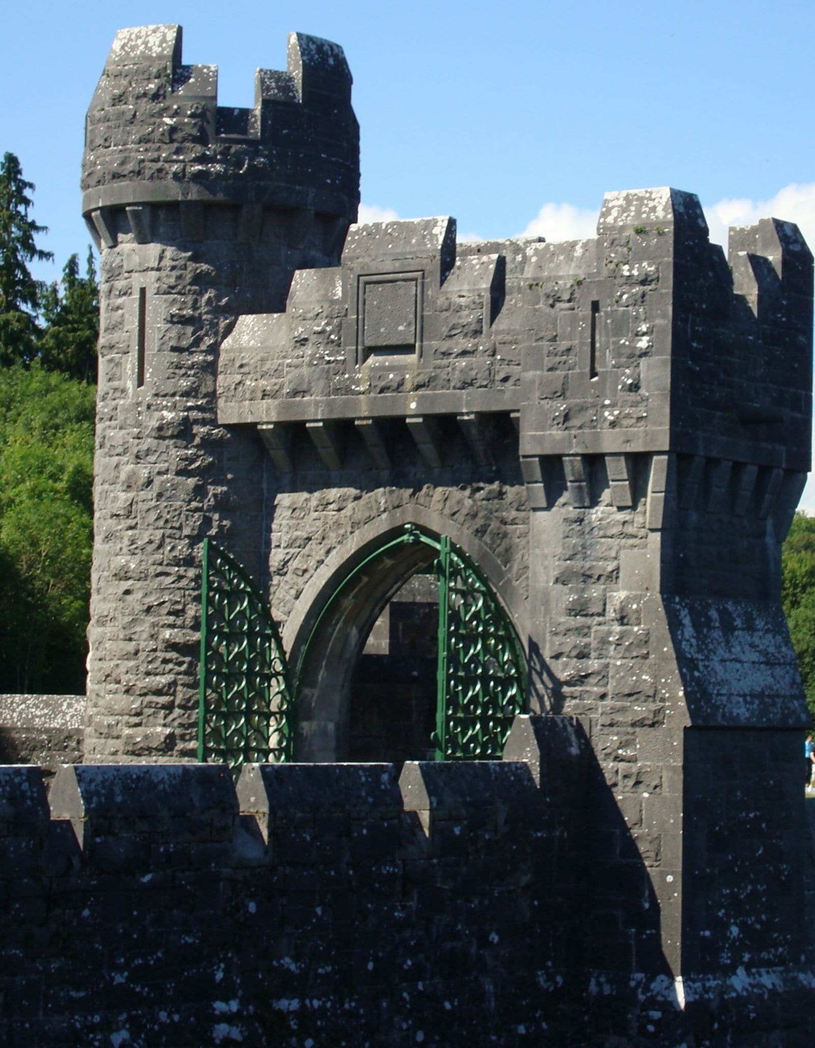 The gates of Ashford Castle.. One of Irelands many gems! 