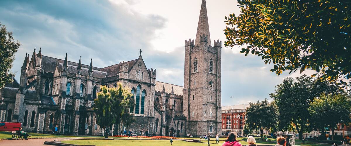 St. Patrick's cathedral in Dublin, Ireland