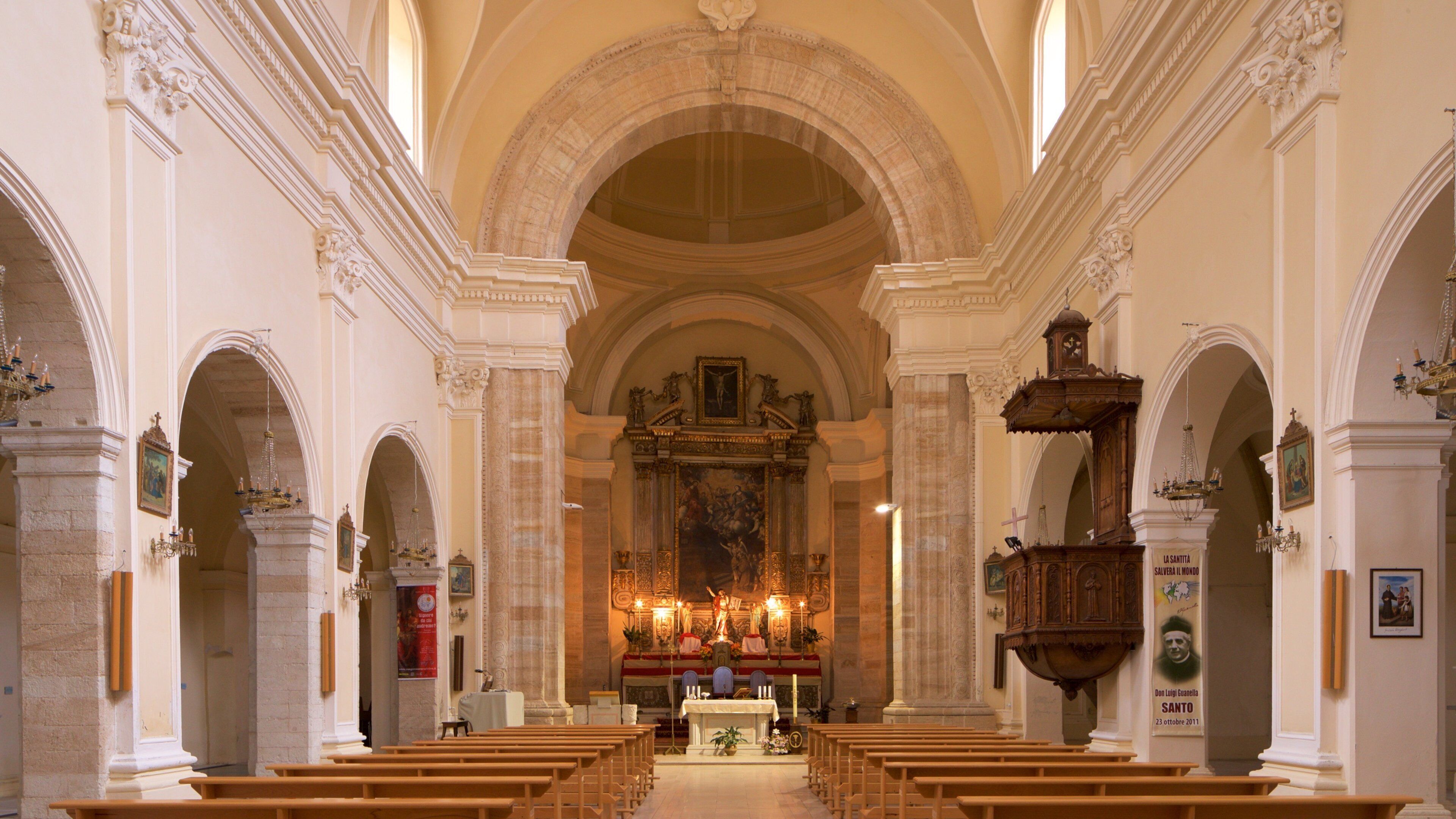 Convento di San Francesco d\'Assisi showing interior views, a church or cathedral and heritage elements