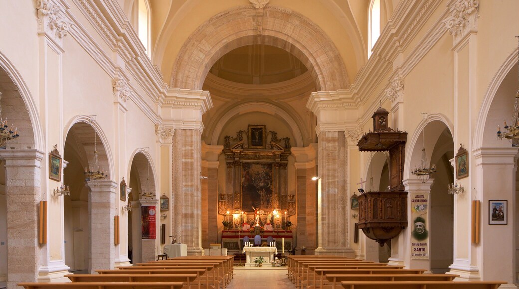 Convento di San Francesco d\'Assisi showing interior views, a church or cathedral and heritage elements