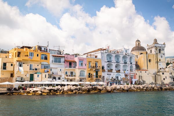 Cathedral of Santa Maria Assunta showing general coastal views and a coastal town
