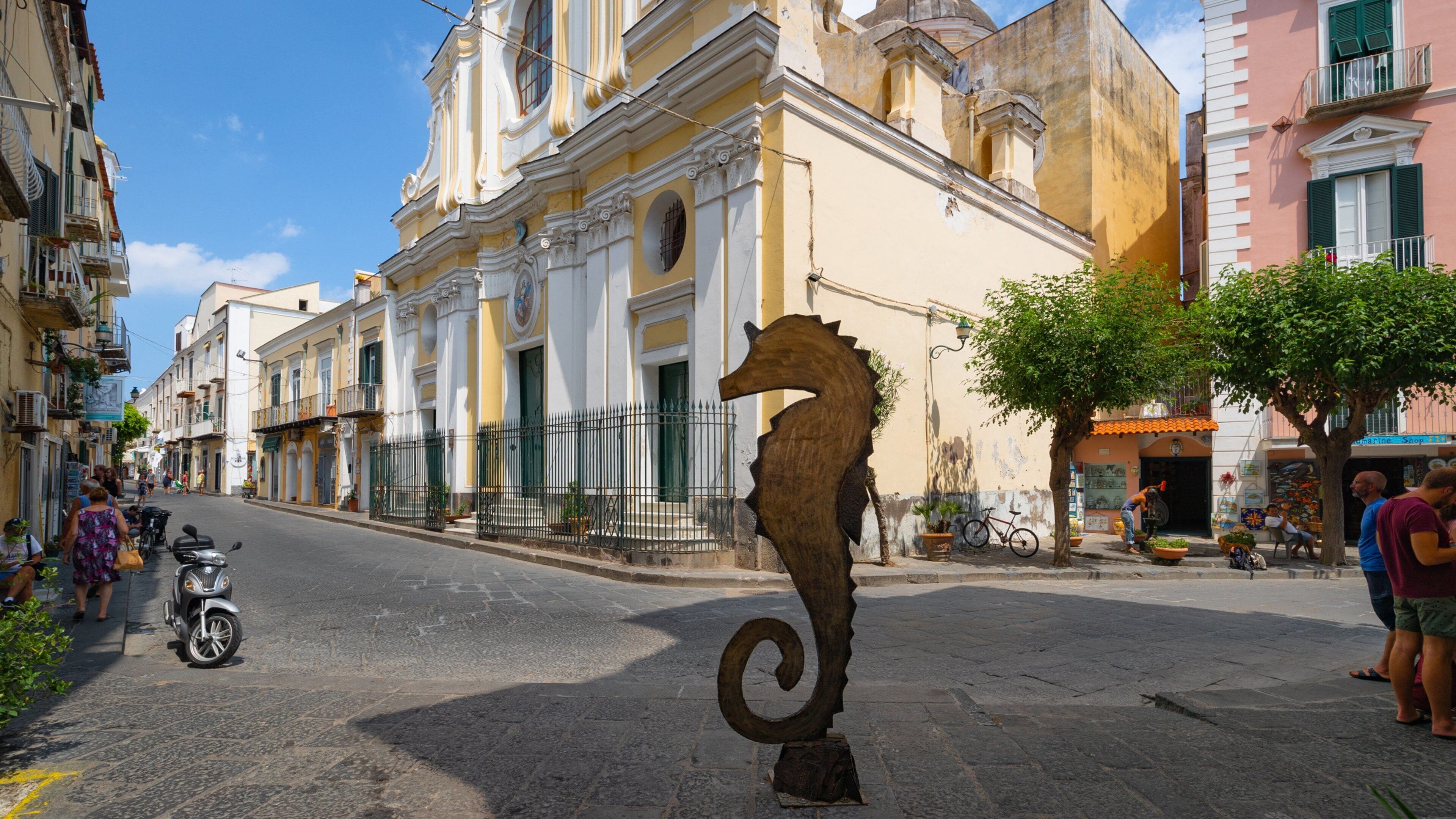 Cathedral of Santa Maria Assunta which includes outdoor art