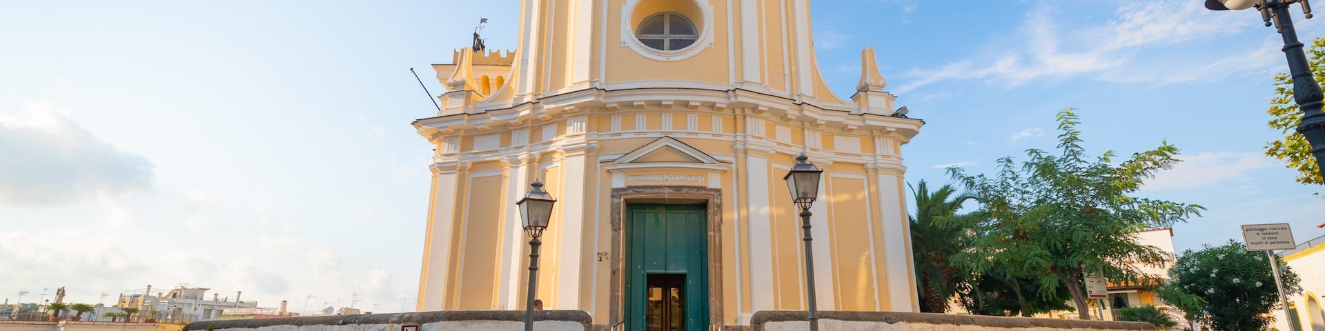 Chiesa di San Pietro which includes heritage architecture, a sunset and a church or cathedral