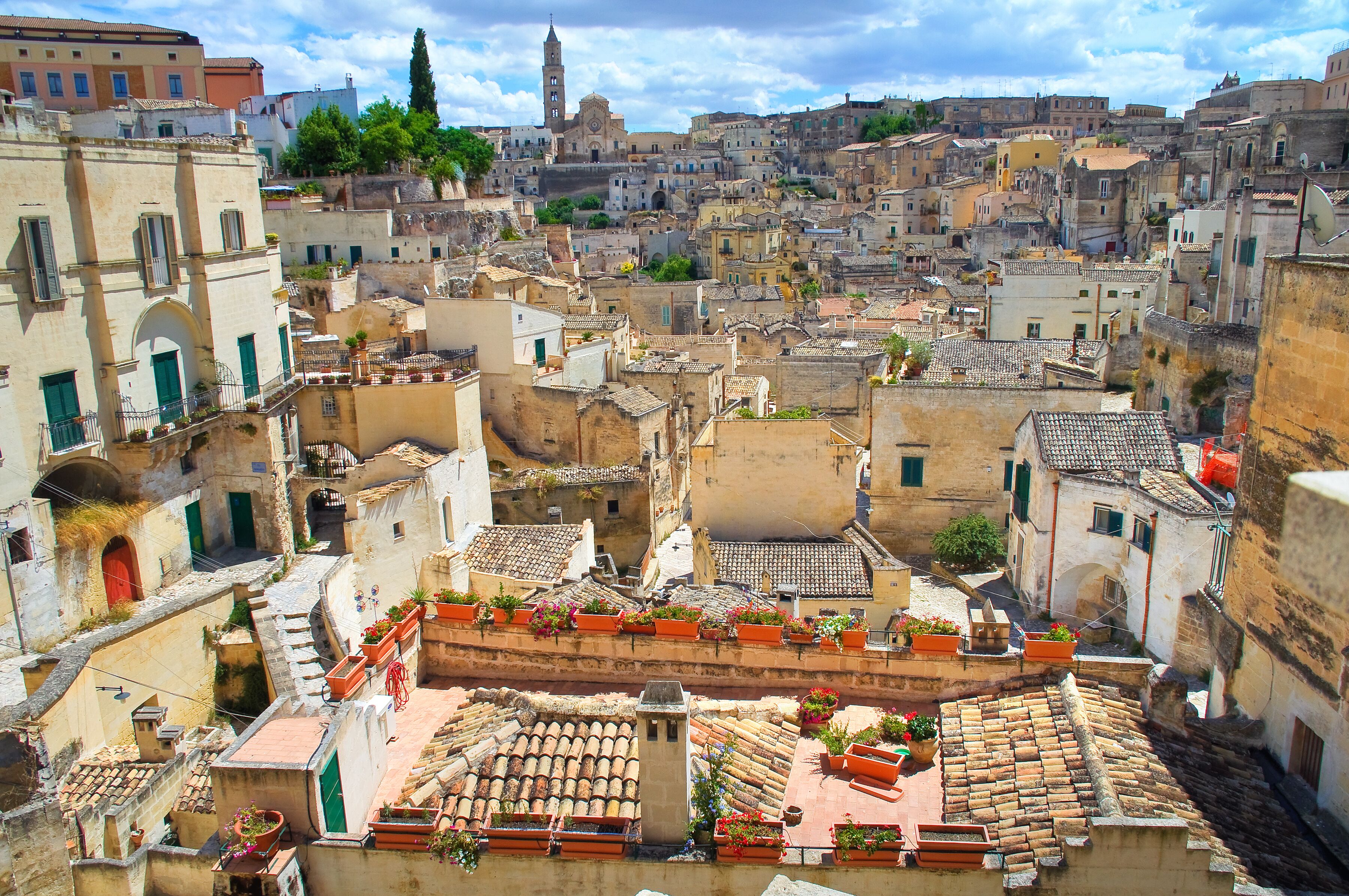 Matera og Sassi Udkigspunkt