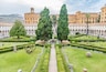 The Cloister of Michelangelo of the Baths of Diocletian (Terme di Diocleziano) in Rome, Italy.