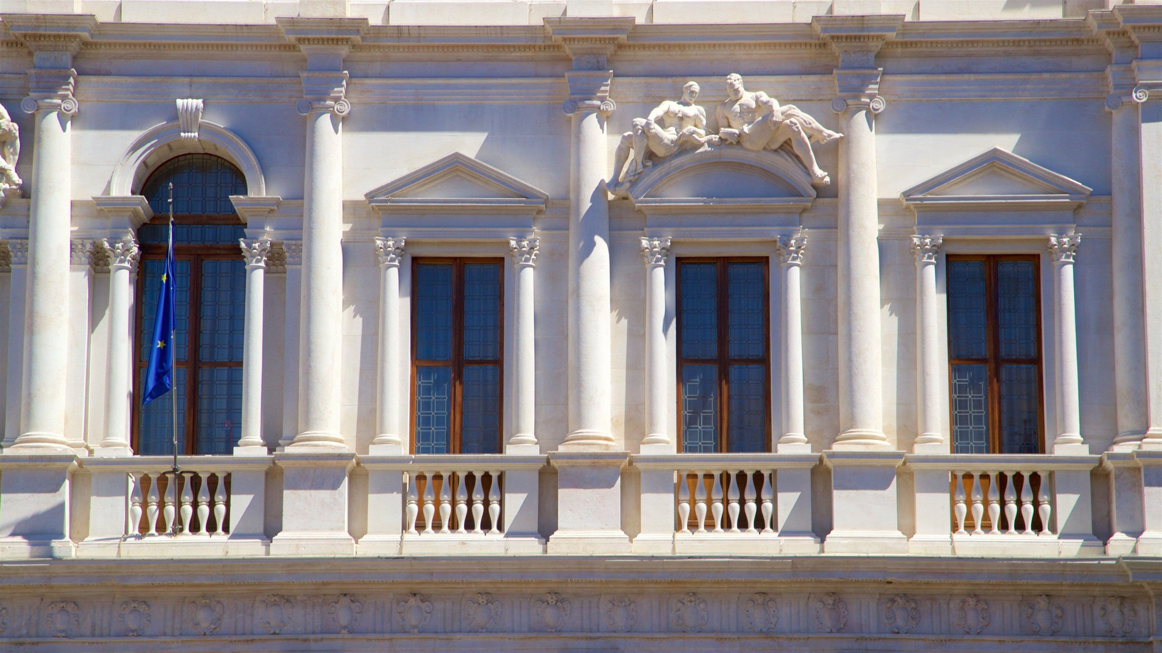 Palazzo Nuovo showing heritage elements
