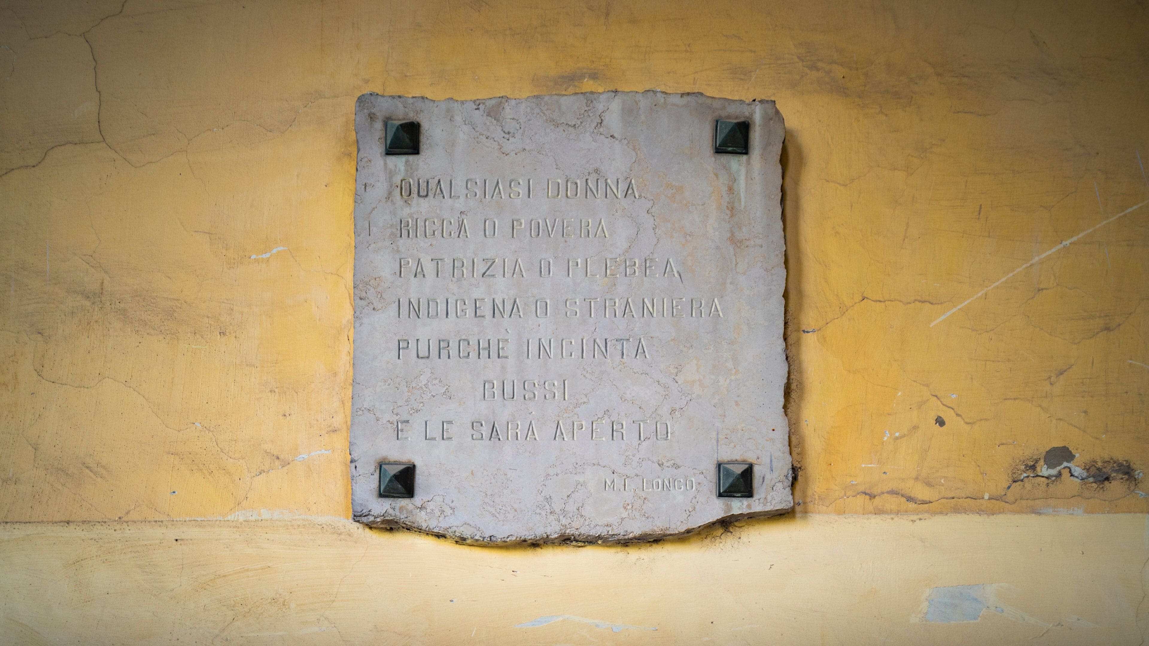 Museo delle Arti Sanitarie e Di Storia della Medicina showing signage and heritage elements