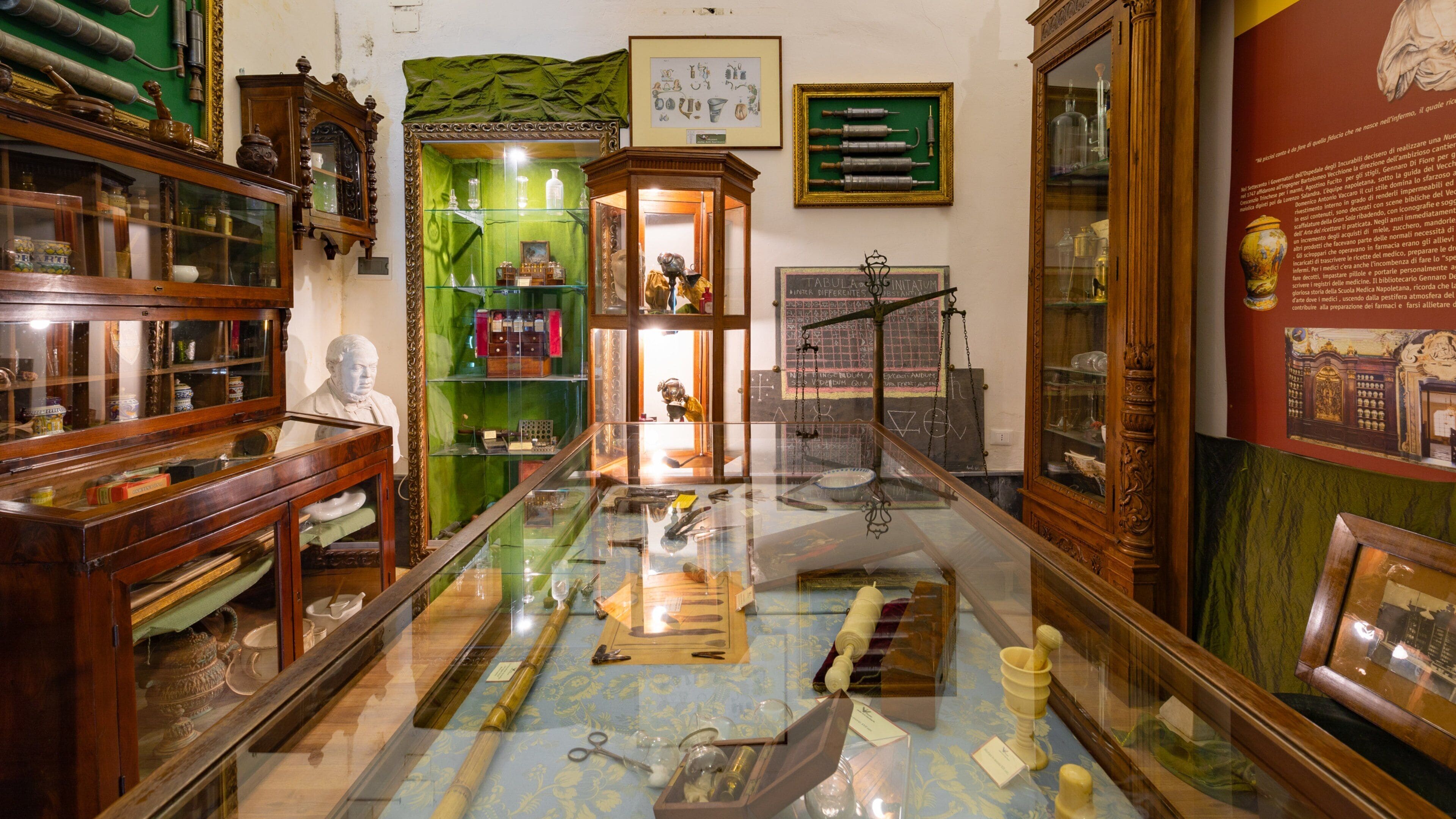 Museo delle Arti Sanitarie e Di Storia della Medicina featuring interior views and heritage elements