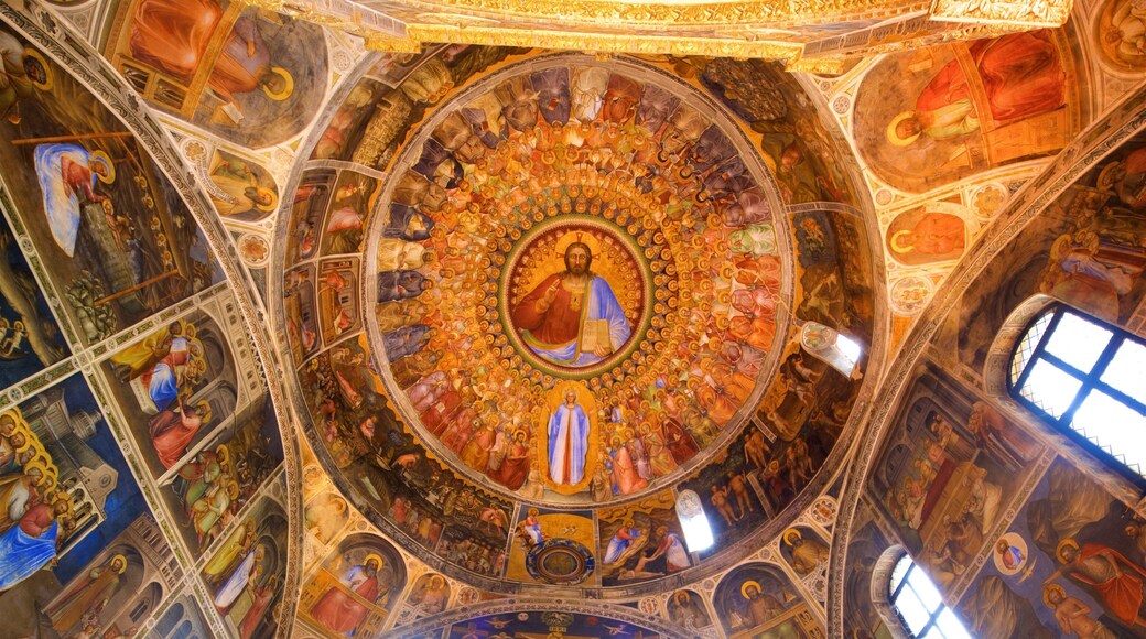 Basilica Cattedrale di Santa Maria Assunta showing interior views, religious aspects and art