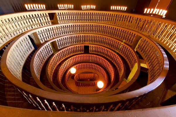 Palazzo del Bò showing heritage elements and interior views