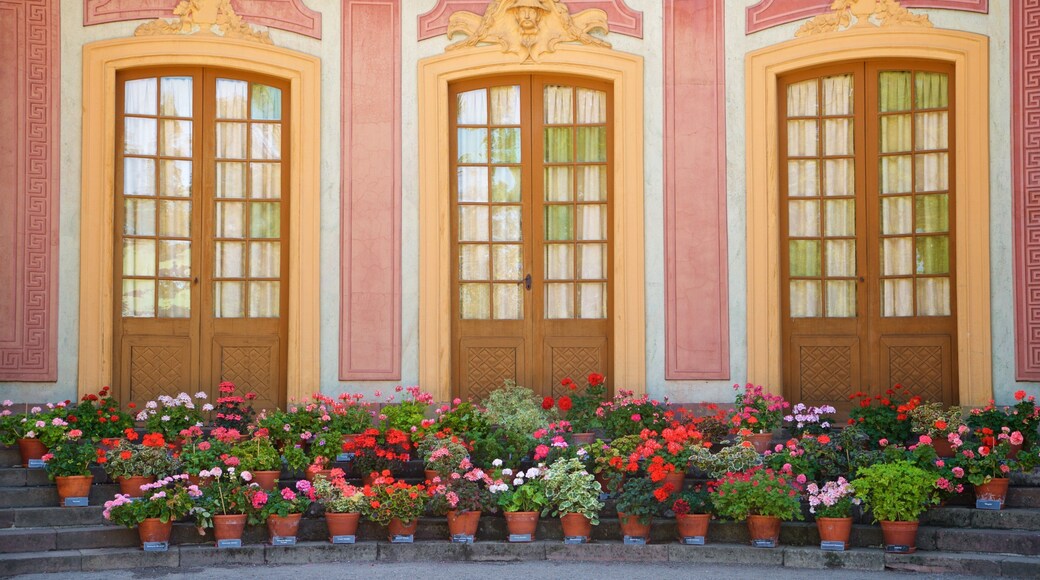 Chinese Pavilion featuring flowers