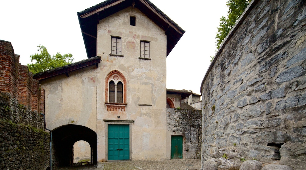 Castello Visconteo which includes heritage elements and a house