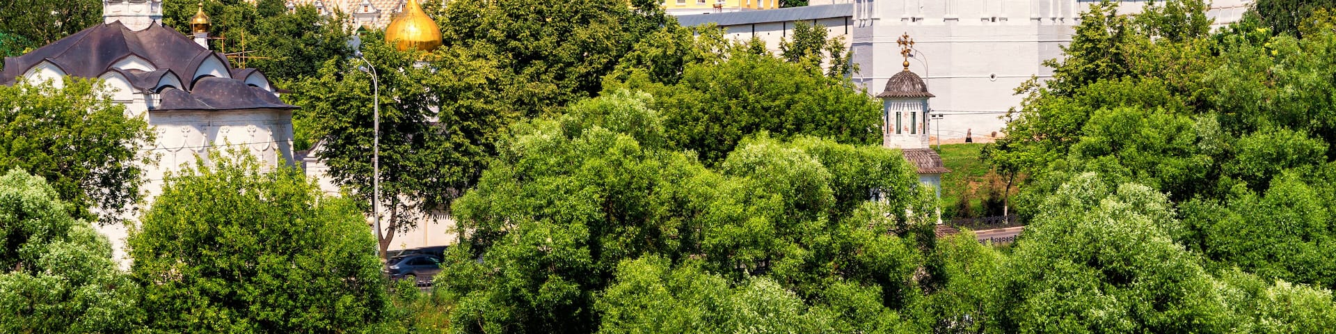 The great Trinity monastery in Sergiyev Posad near Moscow (Golden Ring of Russia)