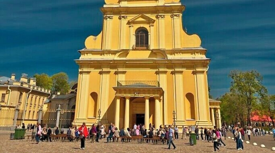 May 2011
Peter and Paul Cathedral, St. Petersburg
The Peter and Paul Cathedral is a Russian Orthodox cathedral located inside the Peter and Paul Fortress in St. Petersburg, Russia. It is the first and oldest landmark in St. Petersburg, built between 1712 and 1733 on Zayachy Island along the Neva River. Both the cathedral and the fortress were originally built under Peter the Great and designed by Domenico Trezzini. The cathedral is sometimes considered the highest Orthodox Church in the world. Its golden spire reaches a height of 123 metres and features at its top an angel holding a cross. This angel is one of the most important symbols of St. Petersburg.
The cathedral houses the remains of almost all the Russian Emperors and Empresses from Peter the Great to Nicholas II and his family.