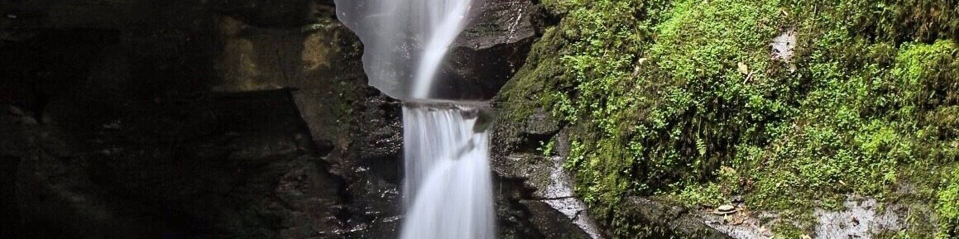 After my camera fell into the welsh sea a couple of years ago and not being able to photograph a waterfall I was determined to capture one in Cornwall. Glad we stopped here at St Nectans Glen. If you visit prepare for the walk from the car park to the entrance of the falls, not far my yourself but harder with kids, although the walk is beautiful
